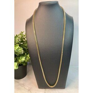 Napier Gold-Tone Box Chain Necklace -301